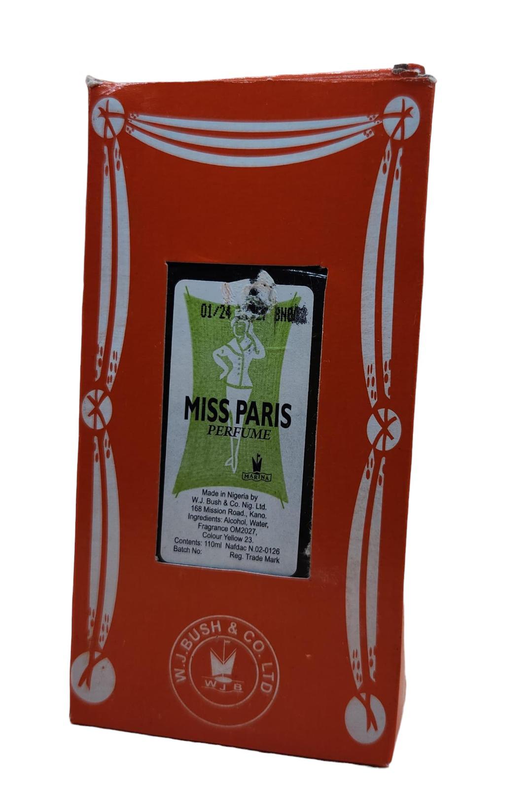110ML Miss Paris Perfume – Long-Lasting Luxury Fragrance