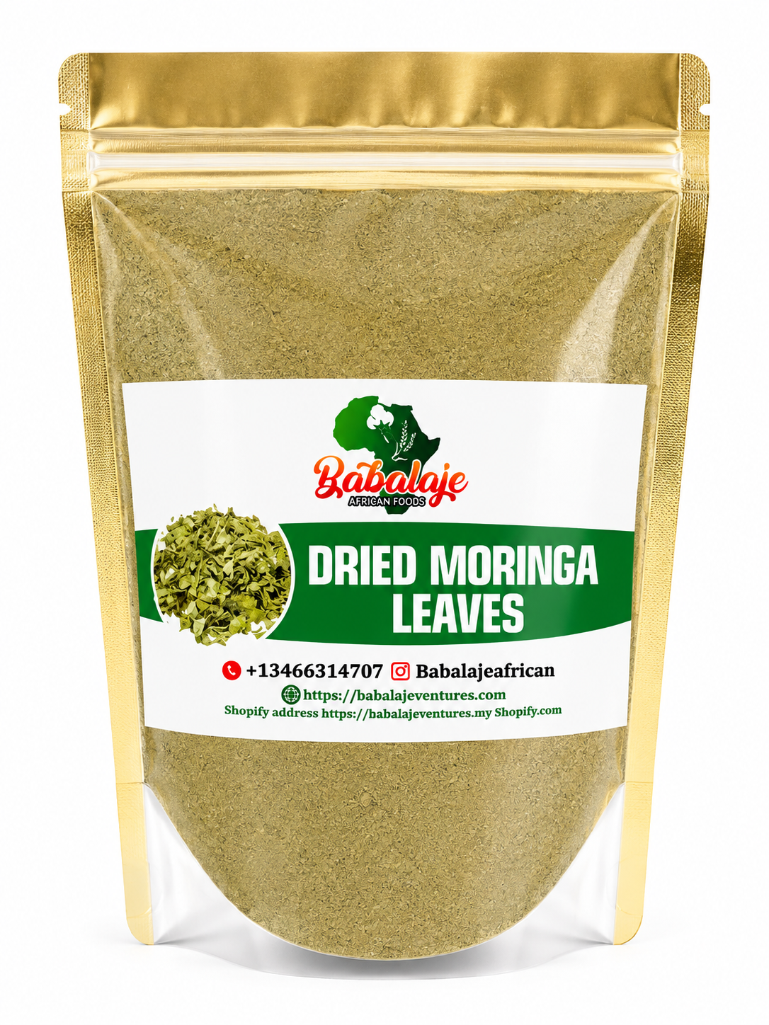 Dried Moringa Leaf powder
