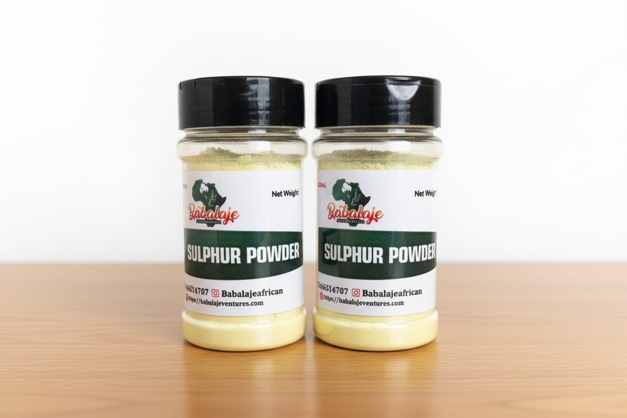Sulphur Powder – Natural Mineral for Skin, Plants