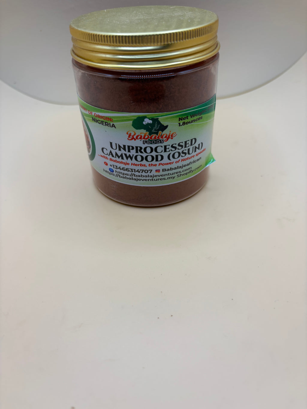 2oz unprocessed Camwood/Osun powder