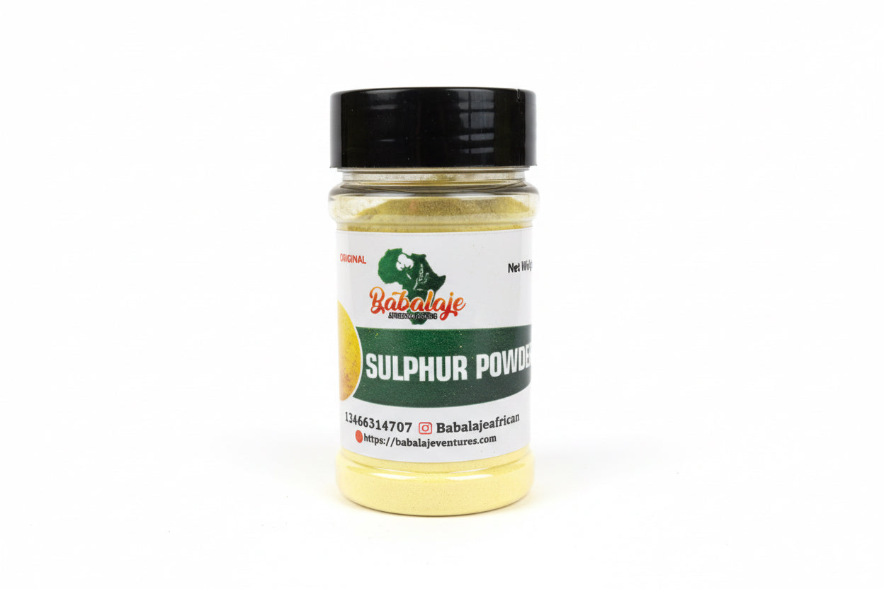 Sulphur Powder – Natural Mineral for Skin, Plants & Health